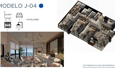 Departamento en preventa – Torre Horus, dentro de Parque Centro Saltillo