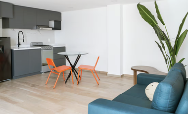 RENTA DEPARTAMENTO AMUEBLADO EN ROMA SUR (BAJA CALIFORNIA )