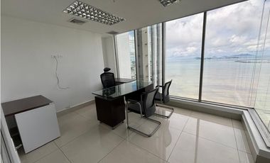 Oficina Amoblada con Vista al Mar en Avenida Balboa Torre BICSA- LH