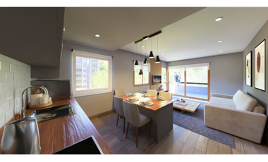 Departamento 3 ambientes en pozo, cochera, parrilla. Valeria del mar