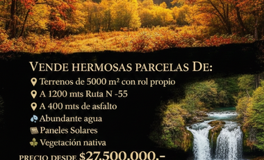 PARCELAS DESDE 5000 M2 CERCA DE NEVADOS DE CHILLÁN