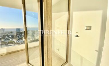 Concón, Montemar. Departamento nuevo de 99 m2, vista al mar.