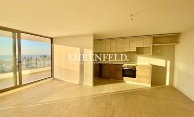 Concón, Montemar. Departamento nuevo de 99 m2, vista al mar.