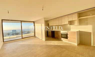Concón, Montemar. Departamento nuevo de 99 m2, vista al mar.