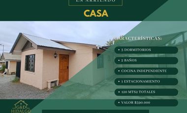 ARRIENDA HIDALGO PROPIEDADES