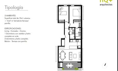 Departamentos 3 ambientes a estrenar en San Isidro. Se entregan Octubre 2026.
