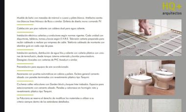 Departamentos 3 ambientes a estrenar en San Isidro. Se entregan Octubre 2026.