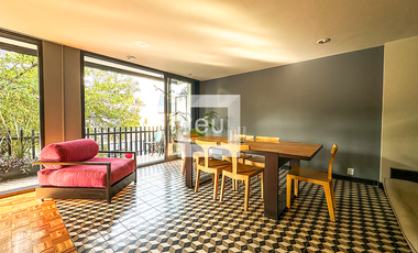 Departamento amueblado en renta en el corazón de la condesa