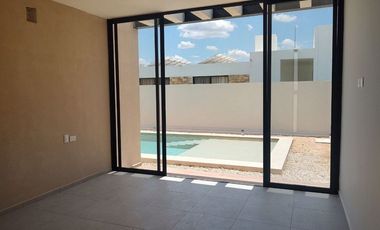 CASA EN VENTA DE UNA PLANTA EN TAMANCHE (ZONA COUNTRY) YUCATAN