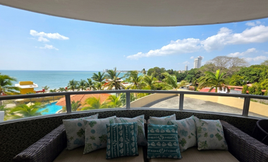 Venta en PH Playa Serena frente al mar apto. 115mt2, amoblado kf