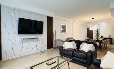 ALQUILO APARTAMENTO AMOBLADO EN OBARRIO, 3 RECAMARAS, 180M2.