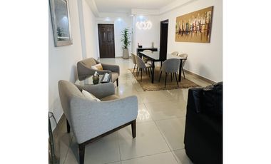 ALQUILO APARTAMENTO AMOBLADO EN OBARRIO, 3 RECAMARAS, 180M2.