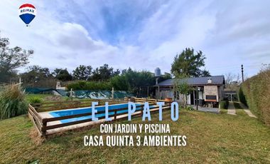 VENTA CASA QUINTA EL PATO CON PILETA