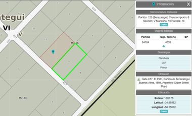 2 lotes juntos – 8066 m² totales – El Pato