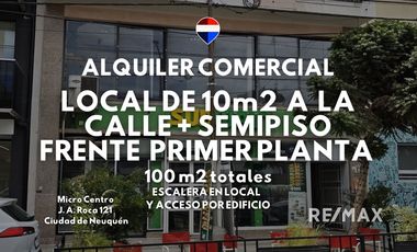 ALQUILER COMERCIAL FRENTE A CALLE MICROCENTRO NQN