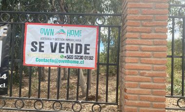 PARCELA EN CONDOMINIO, CON VISTA AL VALLE