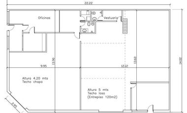 ALQUILER - Depósito 400 m2 - Burzaco, Oeste, cerca Parque Industrial