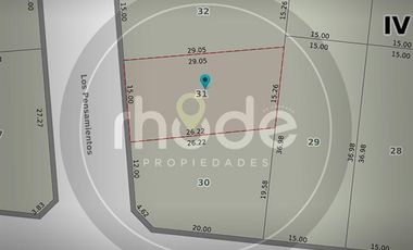 Terreno sobre asfalto en Costa del Este - Calle Pensamientos e/ Gardenias y Margaritas