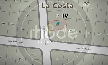 Terreno sobre asfalto en Costa del Este - Calle Pensamientos e/ Gardenias y Margaritas