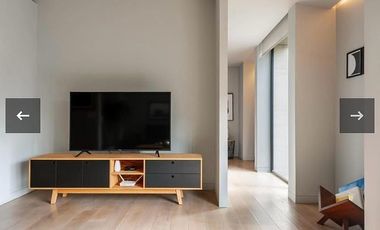 Renta depa amueblado, exterior, nuevo una recamara y excelente vestidor