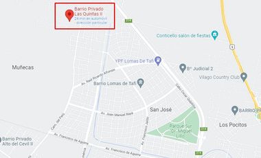 OPORTUNIDAD! Terreno en Barrio Las Quintas 2!