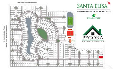 Terreno - Lote - Pilar del este - Santa Elisa - Lote 248