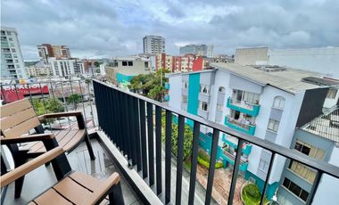 SE RENTA APARTAESTUDIO AMOBLADO - ESTOCOLMO- SECTOR PORTAL DEL Q