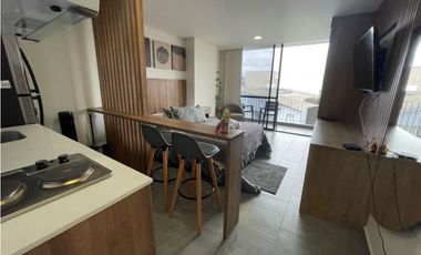 SE RENTA APARTAESTUDIO AMOBLADO - ESTOCOLMO- SECTOR PORTAL DEL Q