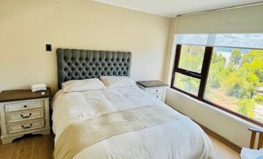 Arriendo Hermoso Departamento con Vista Panorámica al Lago en Villarrica, 3D2B