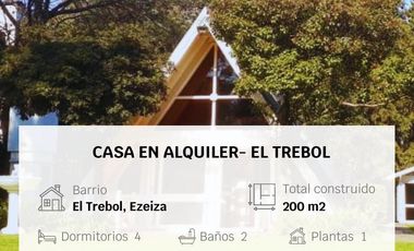 Casa Quinta en Alquiler El Trébol , Ezeiza, La Union
