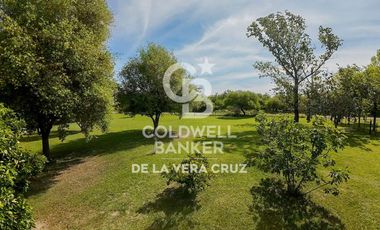 Quinta sobre gran terreno arbolado