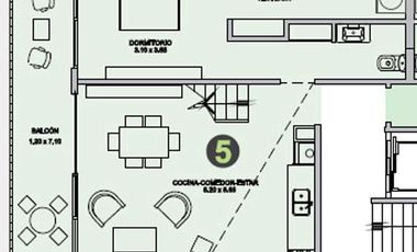 Venta Departamento 3 ambientes con cochera en Florida