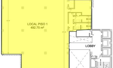 Oficina en renta  TORRE GIA de 492.75 m²  en Monterrey N.L
