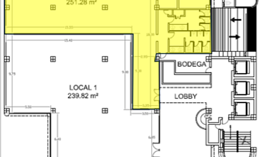 Oficina en renta  TORRE GIA de 251.28 m2 en PB