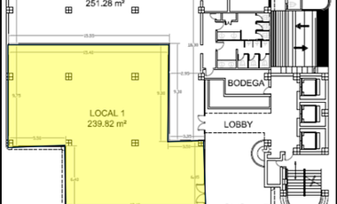 Oficina en renta  TORRE GIA de 239.82 m2 en PB