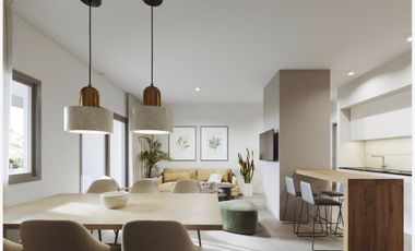 Depto 2 dormitorios y cochera