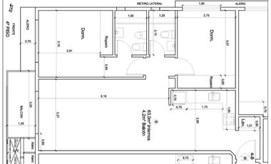 Venta 3 amb TERRAZA con escritorio, baño 180 cuota