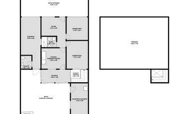 Venta Casa 3 ambientes Ramos Mejia Galeria Patio Cochera y Terraza