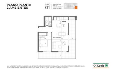 Departamento en venta 2 ambientes - En Pozo - Sensum Quilmes Condominio  Resort.