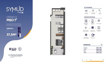 Cochera subsuelo- San Juan 2600- Centro Rosario | Venta
