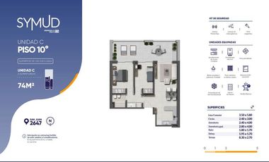Cochera subsuelo- San Juan 2600- Centro Rosario | Venta