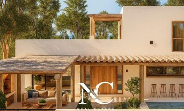 Casa en venta en Costa Esmeralda fondo con  pinos