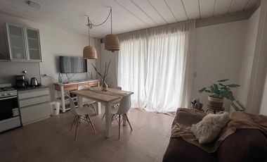 Departamento amoblado de 2 ambientes con cochera y terraza propia