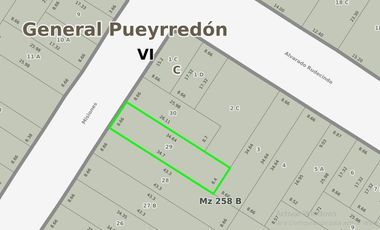Casa a reciclar sobre lote de 8.66 por 34.64