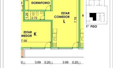 Oficina en venta en Barrio  Martin, Rosario c/ patio!