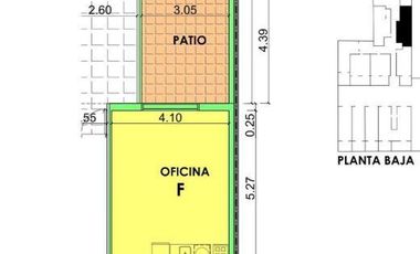 Oficina en venta en Barrio  Martin, Rosario c/ patio!