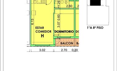 Oficina en venta en Barrio  Martin, Rosario c/ patio!