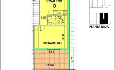 Oficina en venta en Barrio  Martin, Rosario c/ patio!
