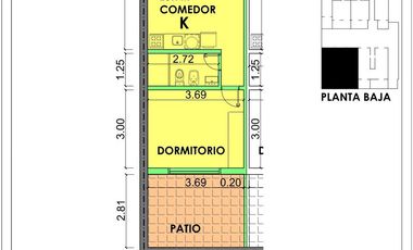 Oficina en venta en Barrio  Martin, Rosario c/ patio!