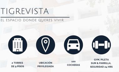 Venta departamento 2 ambientes tigre centro